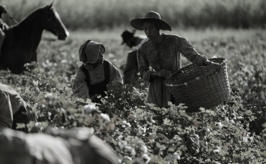 Imani Pullum and Charmaine Bingwa in <em>Emancipation</em>