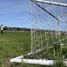 San Diego Jewish Academy's Adam Benmoise walks on the field where Switzerland will train during FIFA World Cup, March 16, 2026.