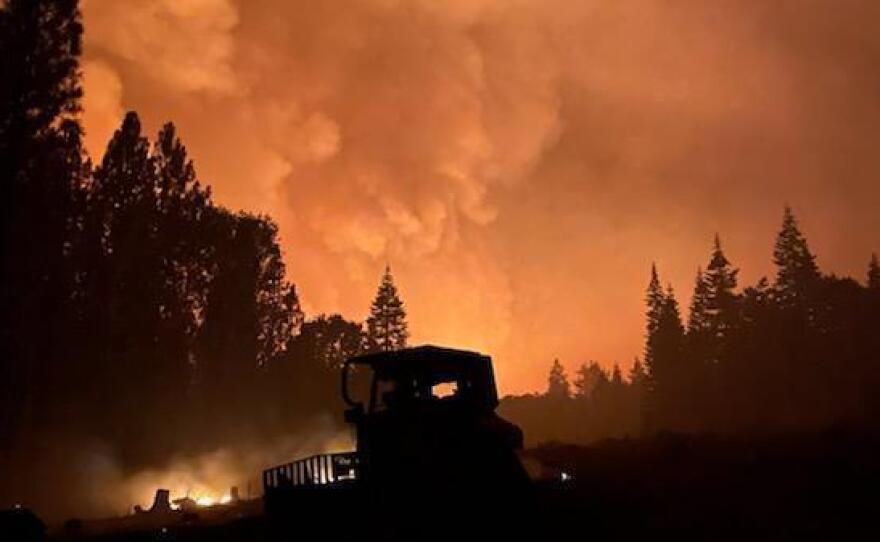 The Dixie Fire in Northern California is about the size of San Diego and has more than 5,800 workers on scene. It's the second-largest active fire in the country as of Saturday.
