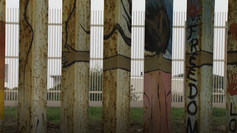The border fence as seen from the Tijuana side at International Friendship Park on Jan. 16, 2020. 