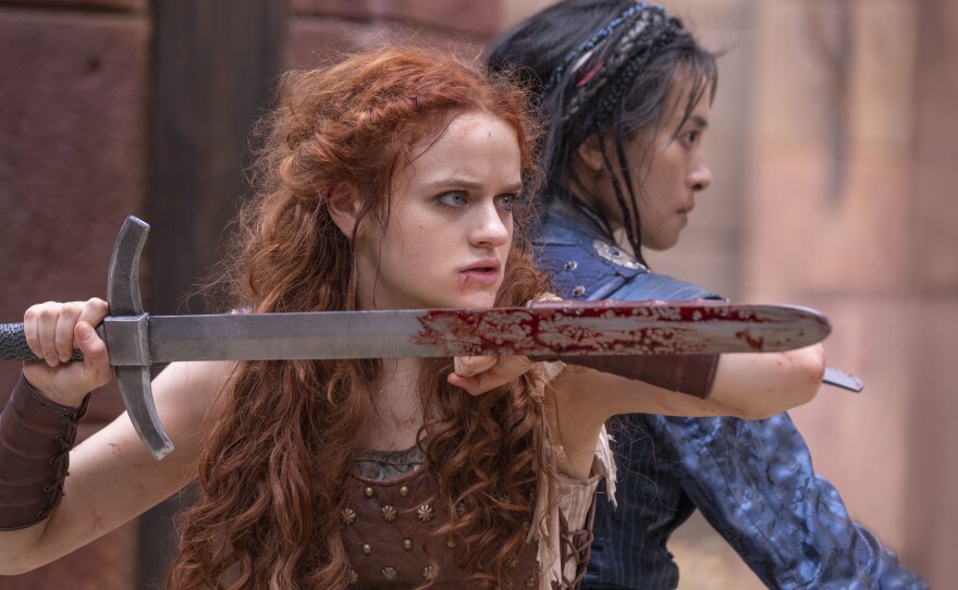 Joey King and Veronica Ngo in <em>The Princess. </em>