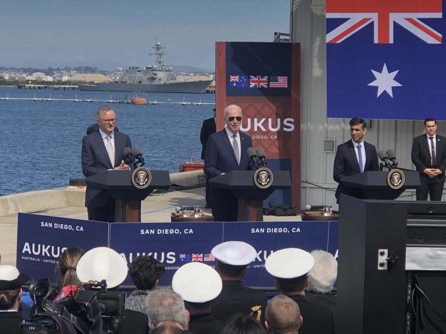 President Joe Biden speaks in San Diego, Calif. March 13, 2023.