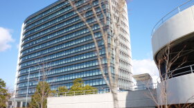 Toyota's modern steel and glass headquarters in Toyota City, a city of more than 400,000 that is twinned with Detroit.
