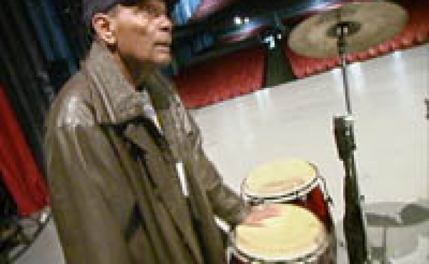 Cuban drummer Tata Guines, seen in Havana in December 2007, died Monday at 77.