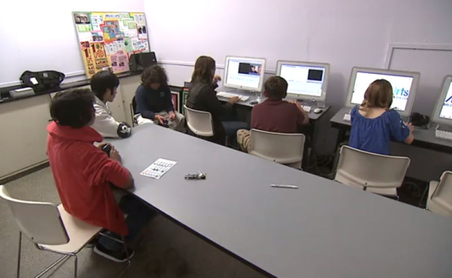 Elements of the Media Arts Center's "digital gym."