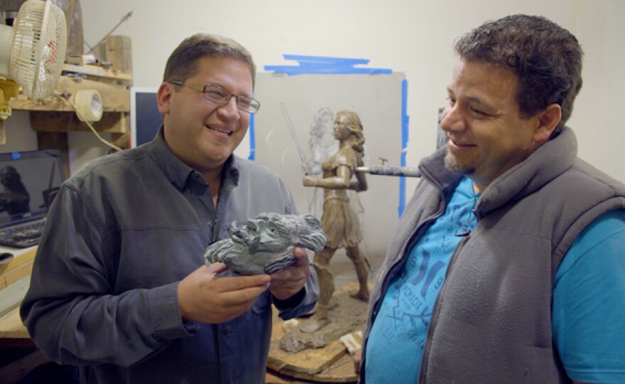 In "The Art Of Baja," Host Jorge Meraz interviews and gets help from professional sculptor Juan Gastelum, to make his own masterpiece.