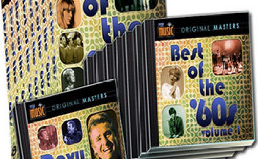 Give at the $150 level and receive the "Best Of The 60s" 7-CD set OR the 8-DVD set. This gift also includes enrollment in the myKPBS Savers Club plus additional online access to more than 130,000 merchant offers and printable coupons, as well as a KPBS License Plate Frame (if you're a new member). A combo set is available at the $250 level, and a "Davy Jones & Friends" CD only at $60.