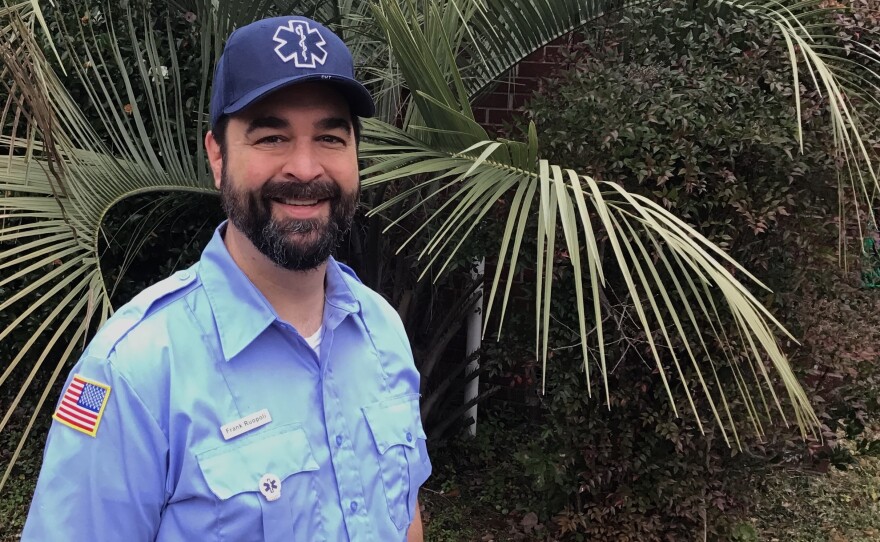 Frank Ruopoli of Charleston, S.C., works at the National Oceanic and Atmospheric Administration. After the 2013 partial shutdown he earned an emergency medical technician certification. Now he's found a part-time job to earn money during this shutdown.