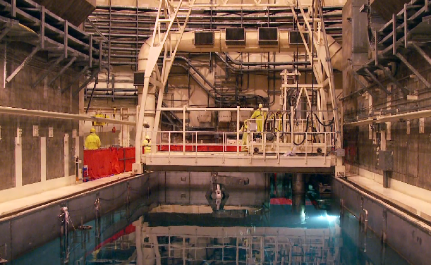 San Onofre's cooling pools currently hold thousands of spent fuel assemblies. 