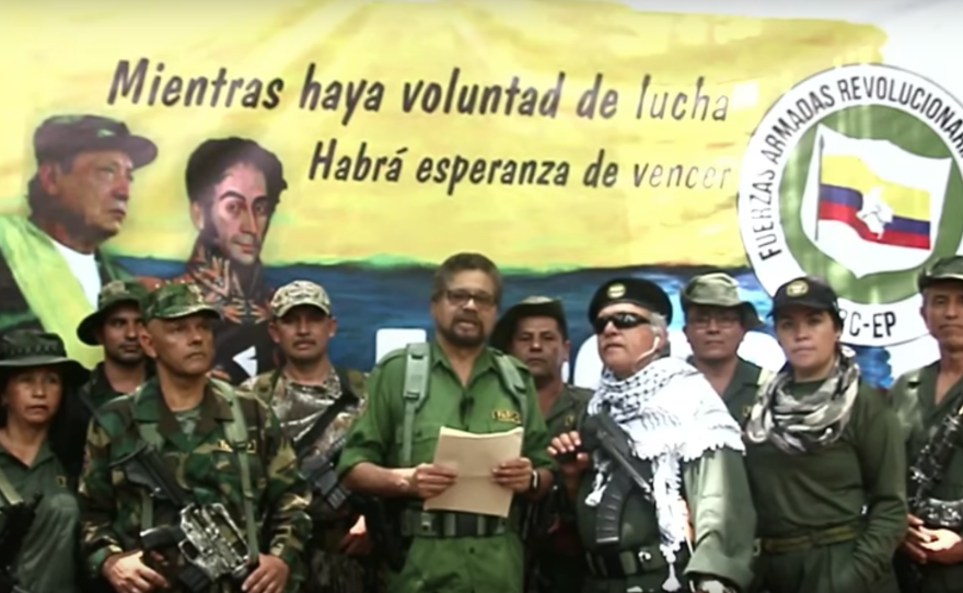 Colombia's FARC Rebels, in a YouTube video posted Thursday, have accused the government of betrayal and announced that they will take up arms again, breaking a 2016 peace accord.