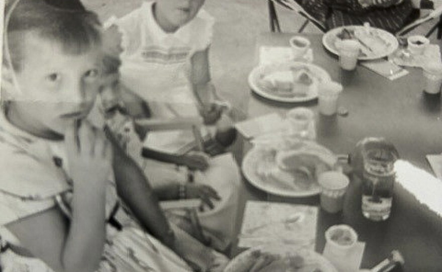 Ann M. Martin's fifth birthday. Martin (top right), says Beth McKeever (bottom left) was the inspiration for Kristy in the series.