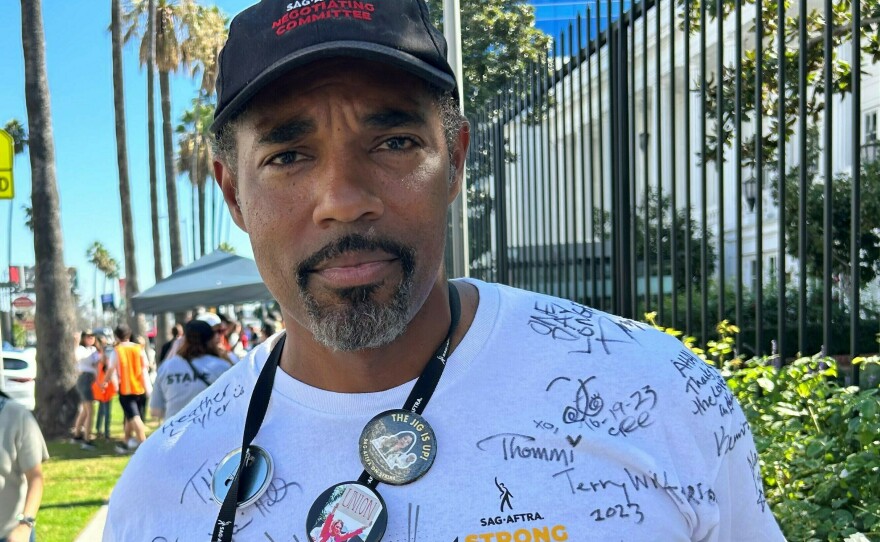Actor Jason George is on the negotiating team with SAG-AFTRA: "It's a heist movie" he says.