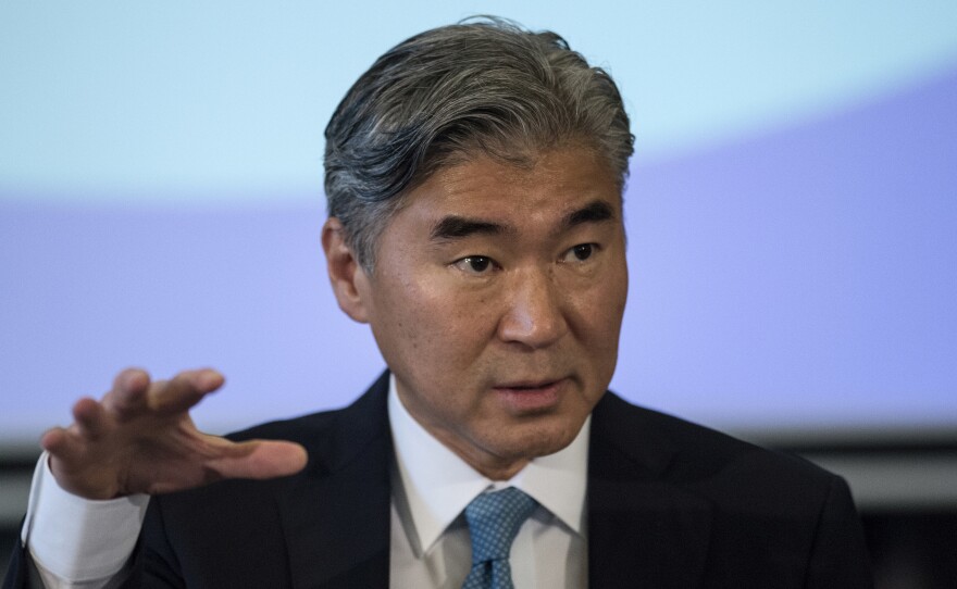 Then-U.S. Ambassador to the Philippines Sung Kim is seen in 2017. President Biden has tapped him to be U.S. special envoy for North Korean issues.