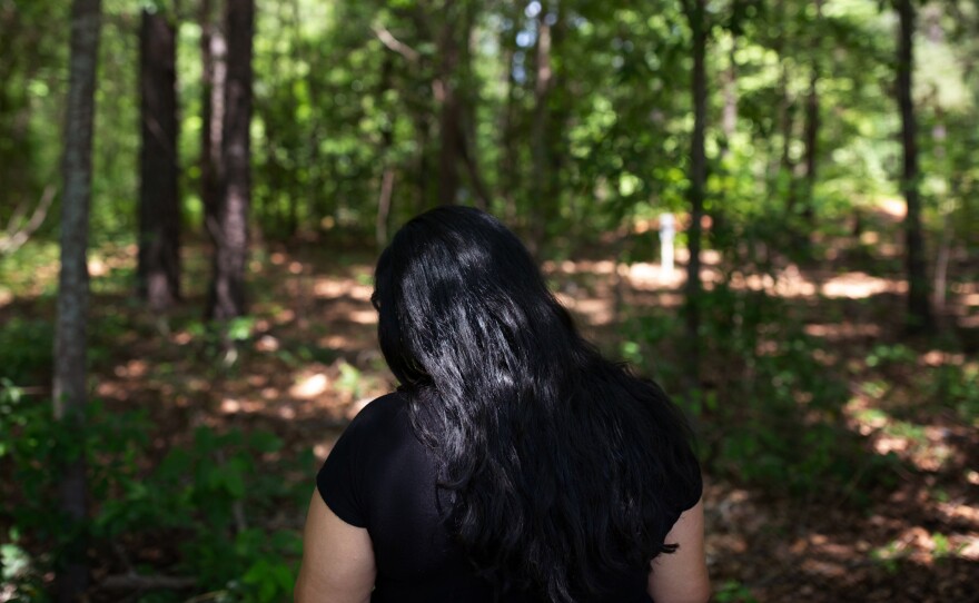 Ms. A.B. had been allowed to stay in the U.S. for years while her case is pending. She requested that NPR identify her only by her initials because she is afraid her ex-husband might find her.