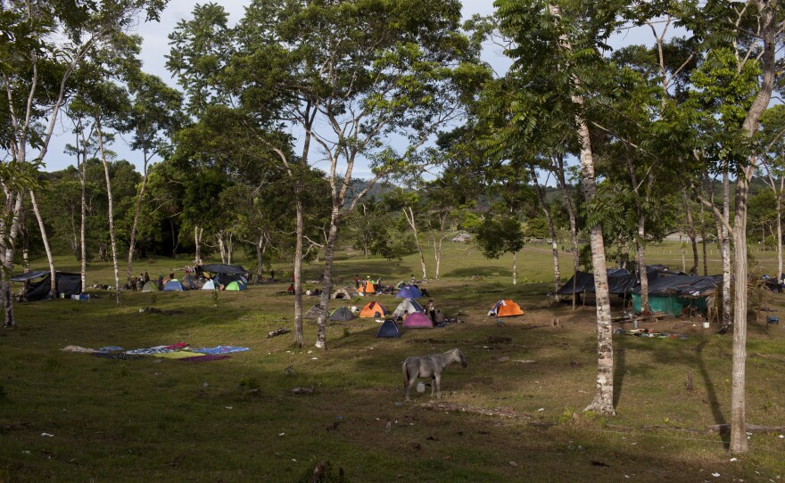 Las Tecas is a migrant camp just before the beginning of the jungle.