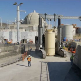 Spent fuel is shown at San Onofre in San Diego, Jan. 2018. 