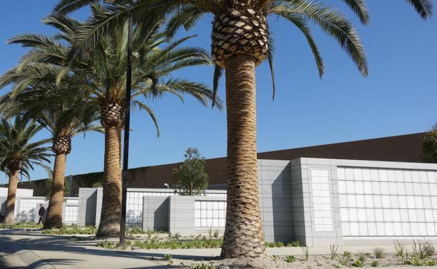 The Los Angeles columbarium is pictured in this undated photo.