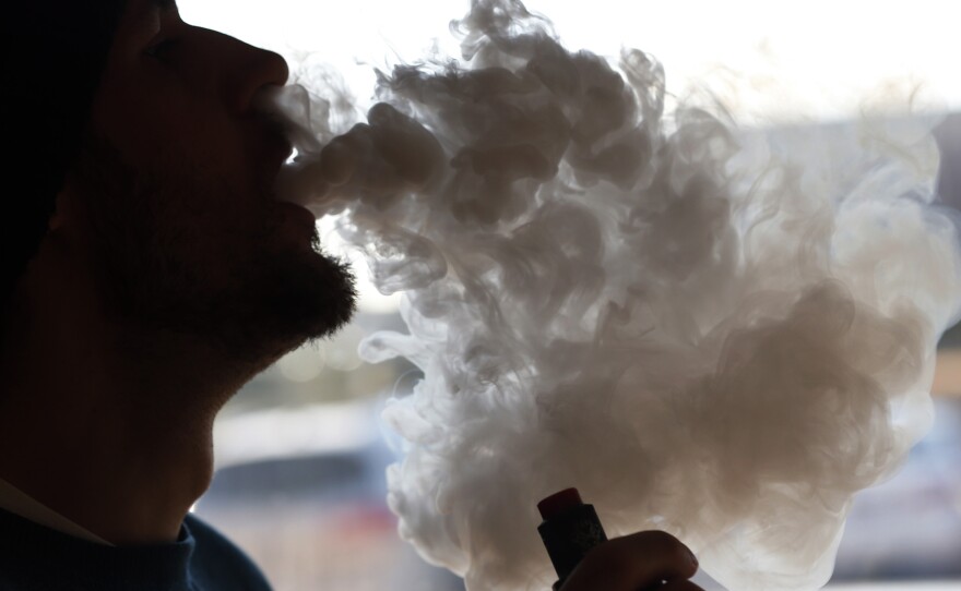 Using e-cigarettes doesn't seem to be as risky as smoking tobacco. But both activities can cause long-term lung problems, research finds — and the effect seems to be additive for people who do both.