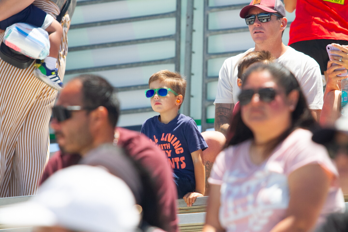 Fans at NASCAR San Diego Weekend presented by Anduril at Naval Base Coronado on June 19, 2026.