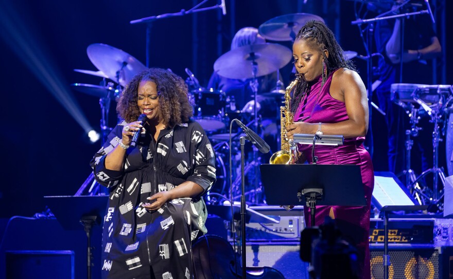 Dianne Reeves and Tia Fuller perform “Someone To Watch Over Me” as part of International Jazz Day from Abu Dhabi, U.A.E.