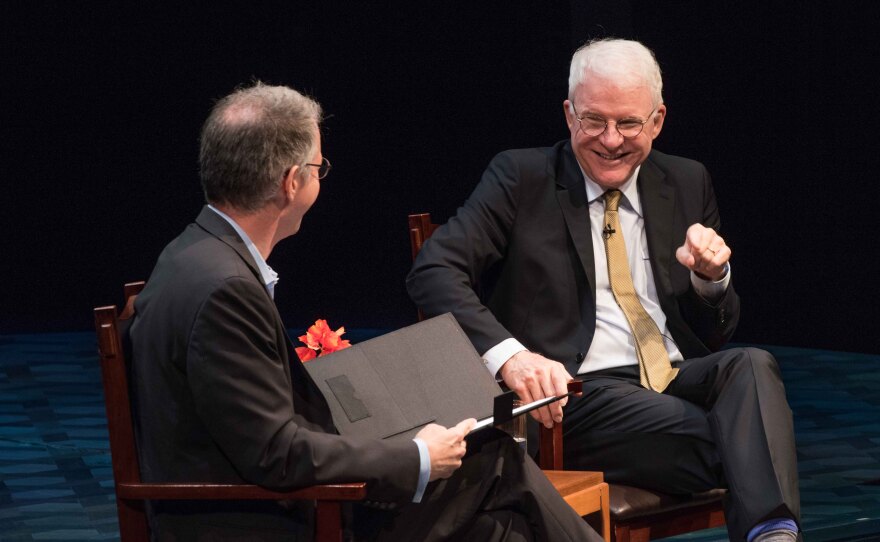 Barry Edelstein and Steve Martin In Conversation at The Old Globe.