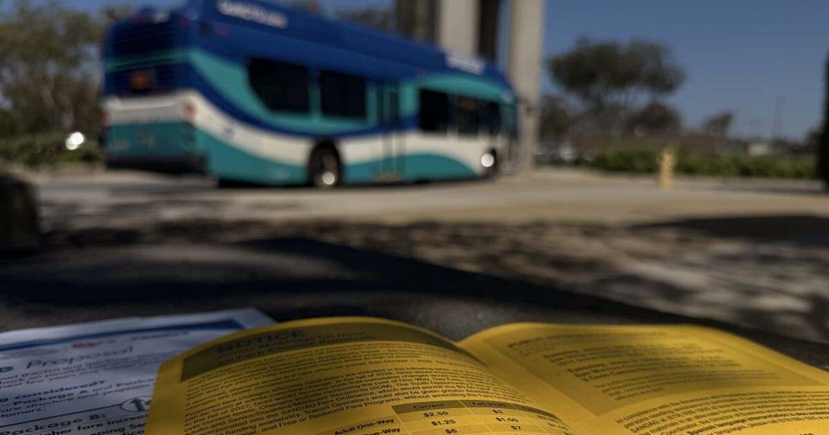 Taking public transit in San Diego could cost a bit more starting this fall