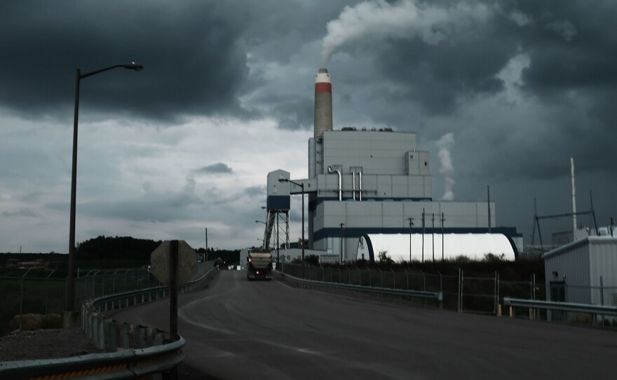 The Longview Power Plant, a coal-fired plant, in Maidsville, W.Va. The state's Democratic Sen. Joe Manchin is a key negotiator on President Biden's domestic agenda and a skeptic of the central provision to limit greenhouse gas emissions.