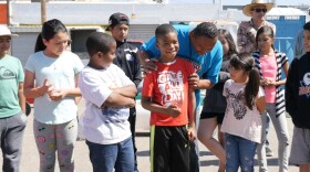 A soap box workshop held with kids from the film "Bread, Salt & The Graphite Kid."