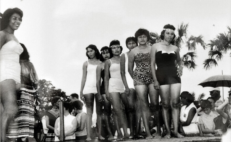 In 1960, the contested Miss Florida Seminole Princess Pageant began. Early competitors were so uncomfortable with the swimsuit portion of the pageant, it was never repeated.