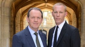 Kevin Whately as Inspector Lewis and Laurence Fox as Inspector Hathaway in the seventh season of the beloved INSPECTOR LEWIS series.