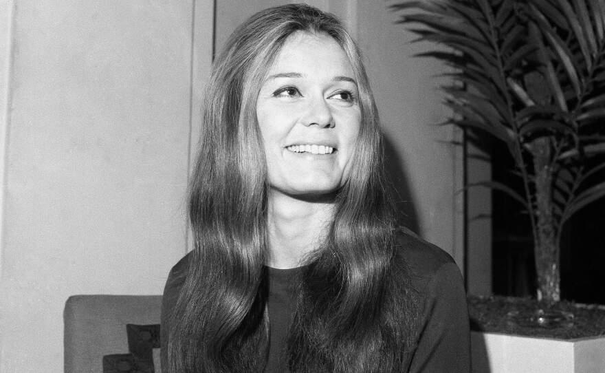 Steinem appears in New York on Feb. 17, 1970.