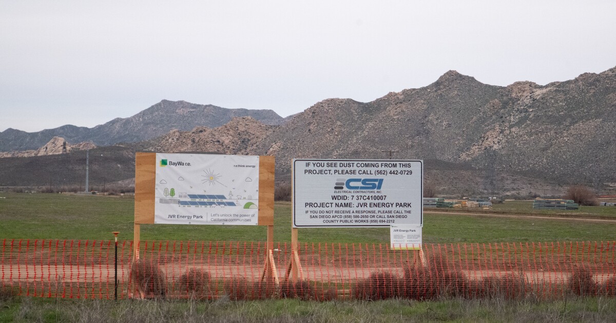 Jacumba residents say solar project is kicking up too much dust