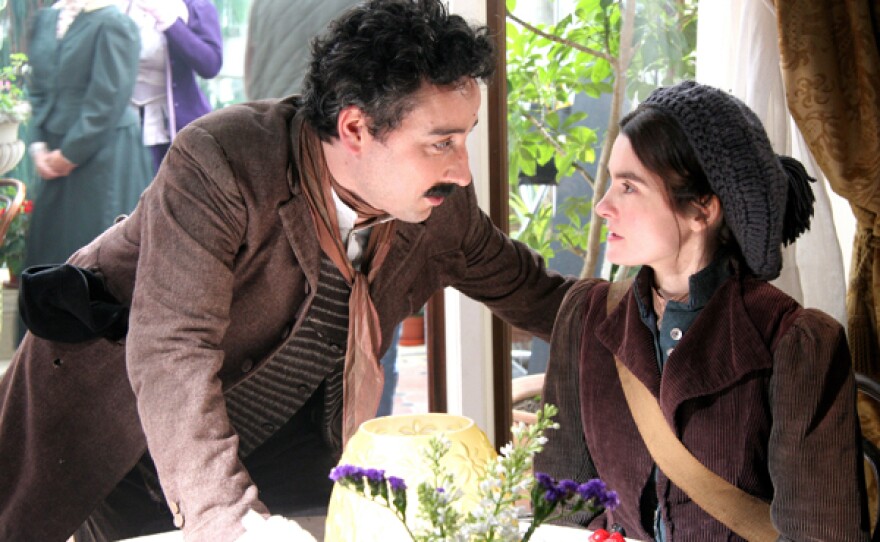 Aidan McArdle (left) portrays Albert Einstein, with Shirley Henderson (right) as Mileva Maric in this episode that dramatizes the stories of the men and women whose innovative thinking across four centuries led finally to Einstein's bold breakthrough: E=mc2.