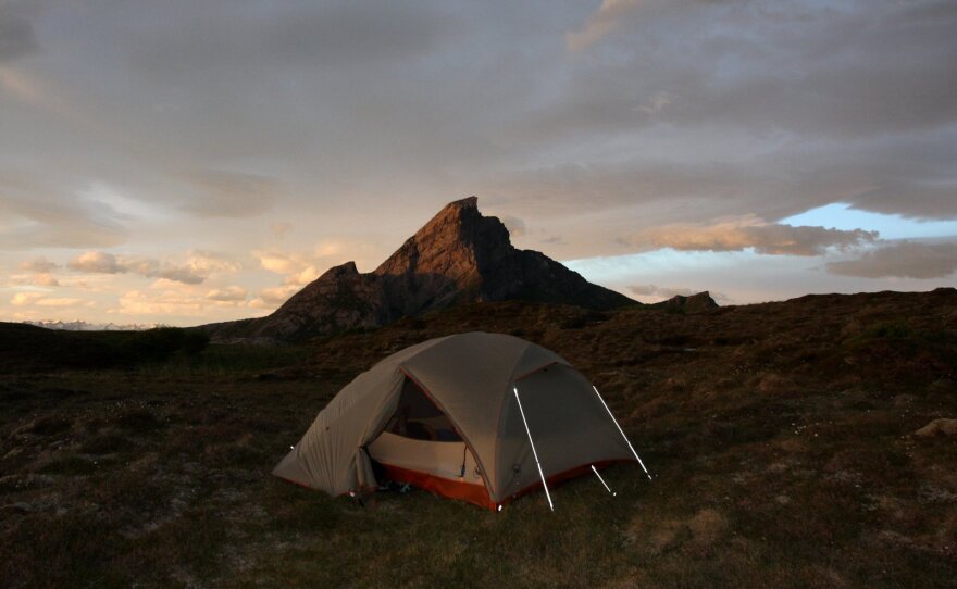 During the summer months, the sun hardly ever sets. Chen snapped this photo on a camping outing at 2 a.m.