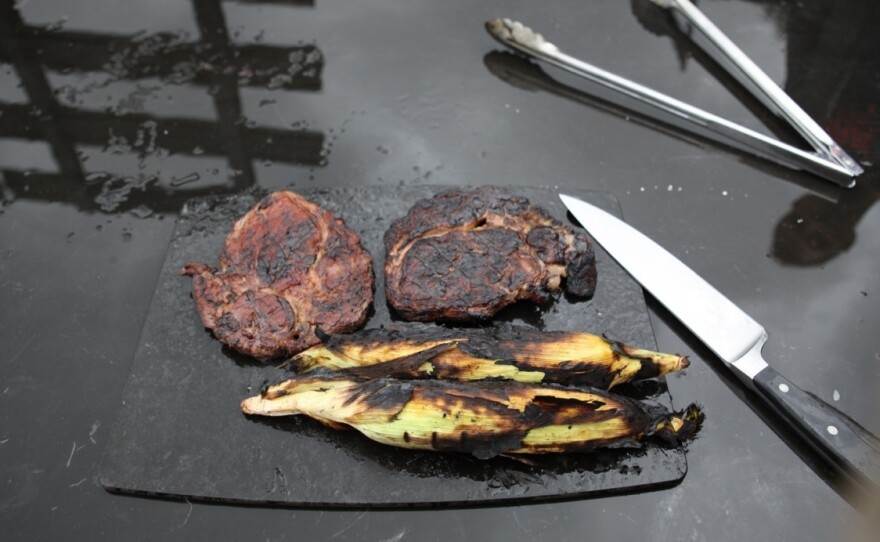 At 2,000 degrees Fahrenheit, the meat chars on the outside, while remaining a perfect medium-rare in the center.