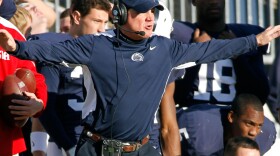 Interim Penn State football coach Tom Bradley, shown here at a Nov. 12 game against the Nebraska Cornhuskers, is now focused on Saturday's game against Ohio State. 