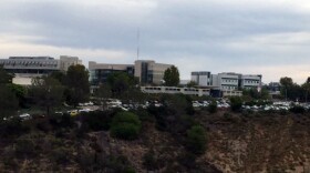A view of Mesa College looking east, Oct. 28, 2015.