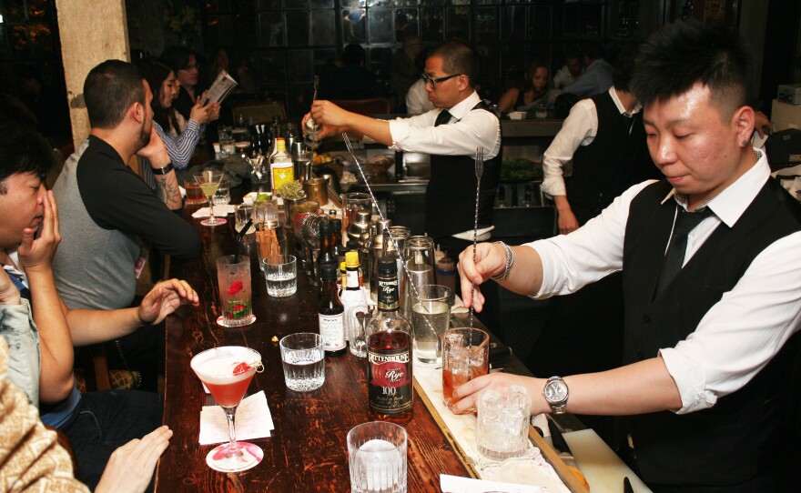 El Coctel, a cocktail bar in Shanghai opened by Spanish food entrepreneur Willy Trullas Moreno, features exotic mixed drinks prepared by seasoned mixologists from China, Japan and Sweden.