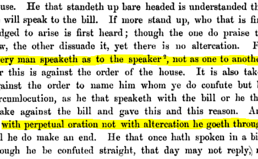 The origination of the no eye-contact rule, seen above, can be traced back to Britain in the late 1500s.