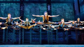 A photo from the musical "Newsies."
