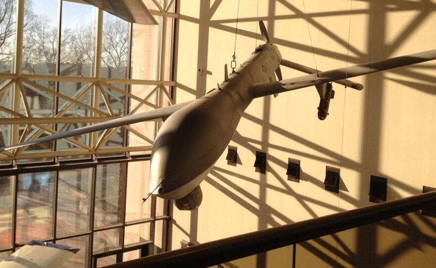 The first predator drone with tail number 3034 now hangs in the Smithsonian Air and Space Museum.