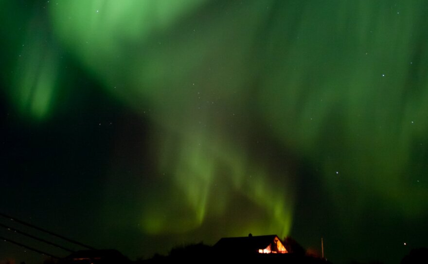 The reward for enduring the winter's almost perpetual darkness is the stunning northern lights.