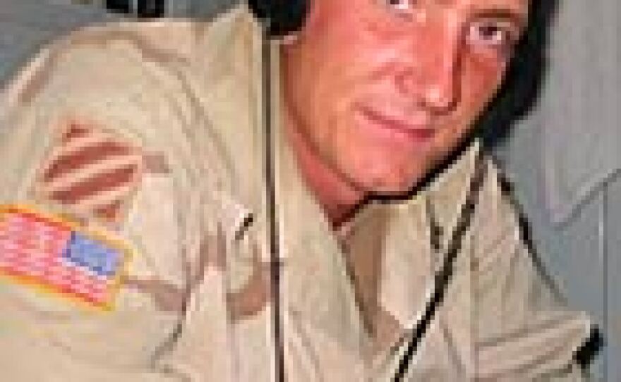 Sgt. Phillip Riley, an M-1A1 tank gunner with the 3rd Infantry Division, is based outside of Fallujah.