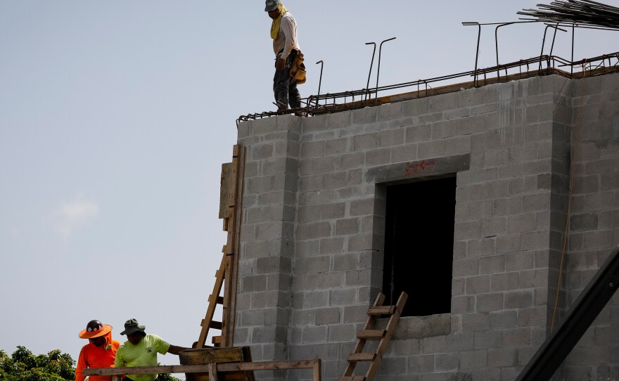 Construction workers often labor under dangerously hot, humid conditions in Florida, like during 2023's July heat wave. Heat records broke across the state during 2023's summer.