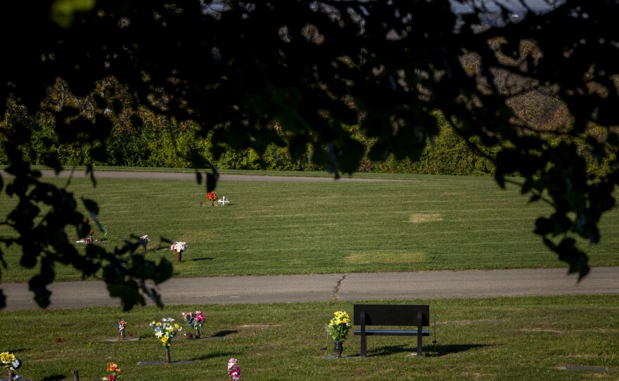 Abdul-Aziz Rashid Muhammad is buried at Crown Hill Memorial Park and Mausoleum in Cincinnati, Ohio.