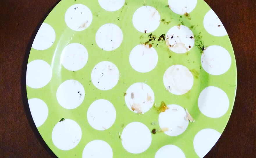 Caption from @emptyplatesofny: "You may not think it from the looks of me, but I suffer from depression." — Carol, Park Slope; Delicious teriyaki salmon with asparagus