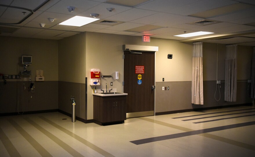 A recovery room sits empty at Alamo Women's Reproductive Services, in San Antonio, Texas. The clinic closed its doors following the overturn of Roe v. Wade.