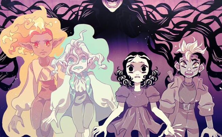 Art from "Mary Shelley's School for Monsters" Kickstarter.