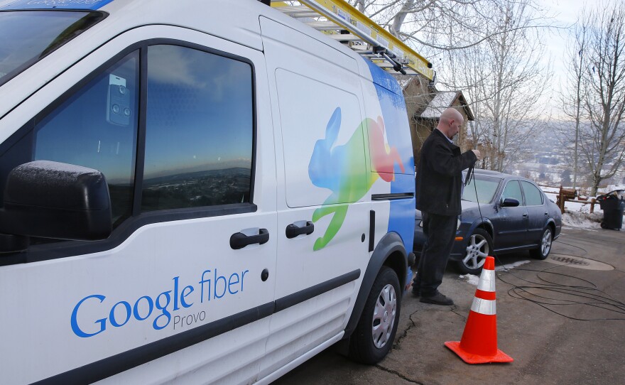 Provo, Utah, is one of three cities in which Google is rolling out its Google Fiber gigabit Internet and television service.