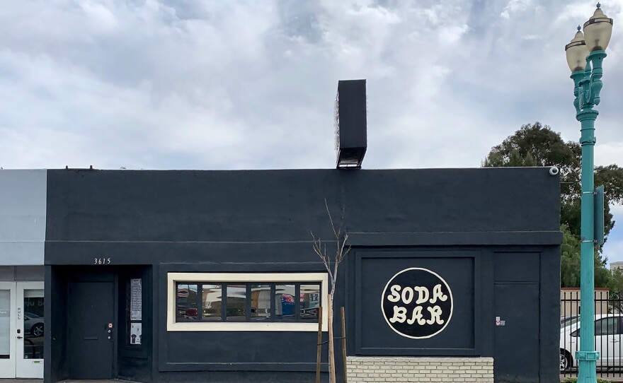 Soda Bar, a live music venue and bar in City Heights, is shown in an undated photo.